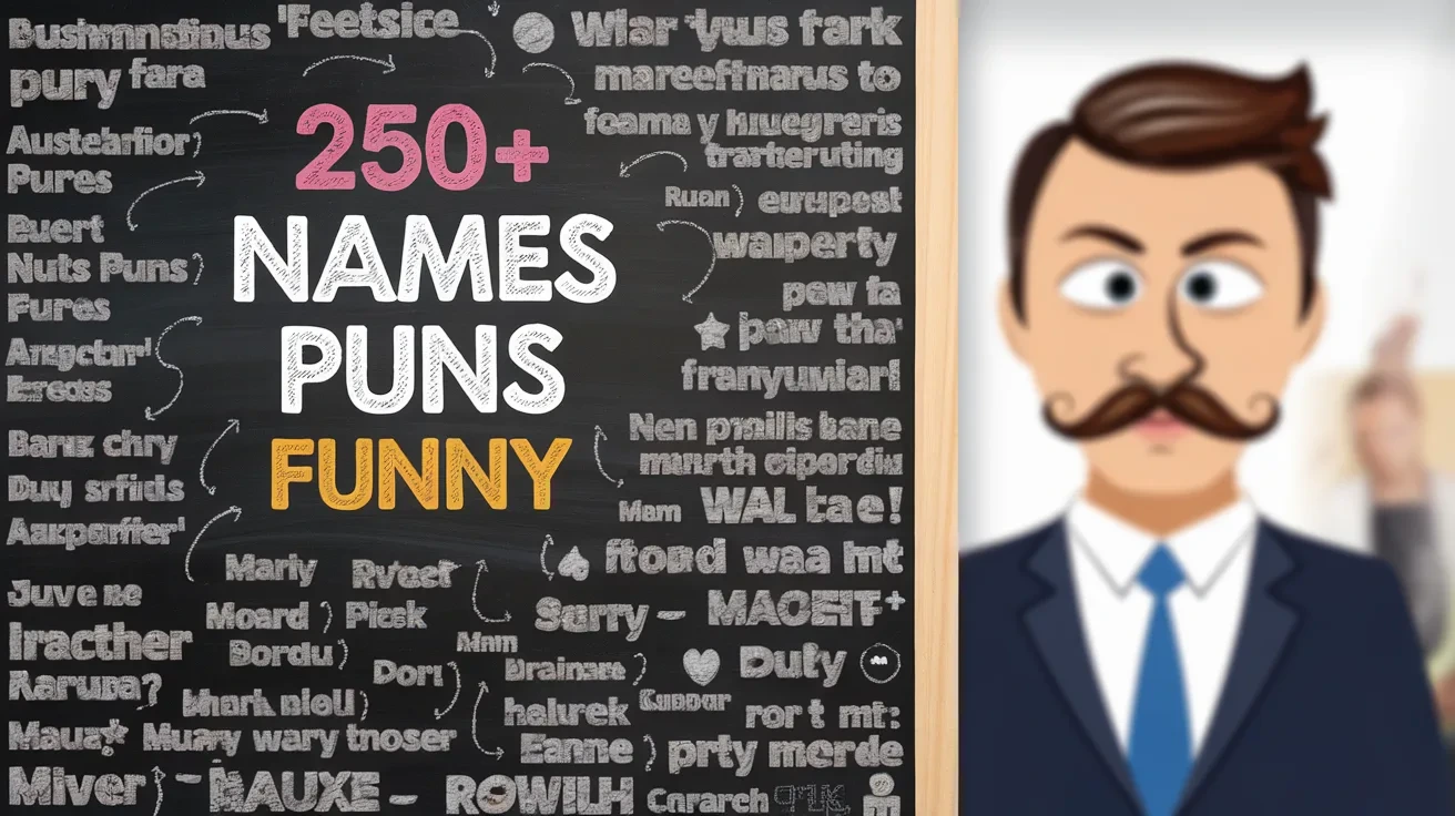 250+ Names Puns Funny