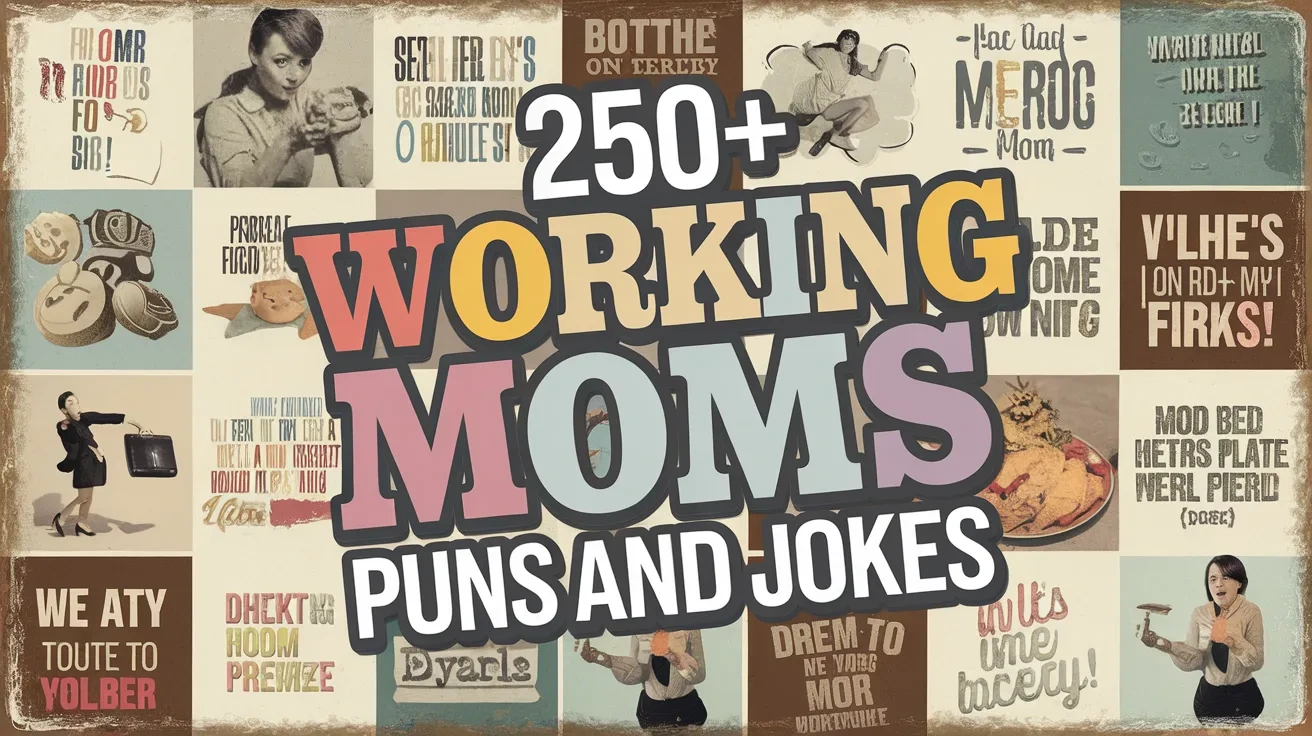 Working Moms Puns and Jokes