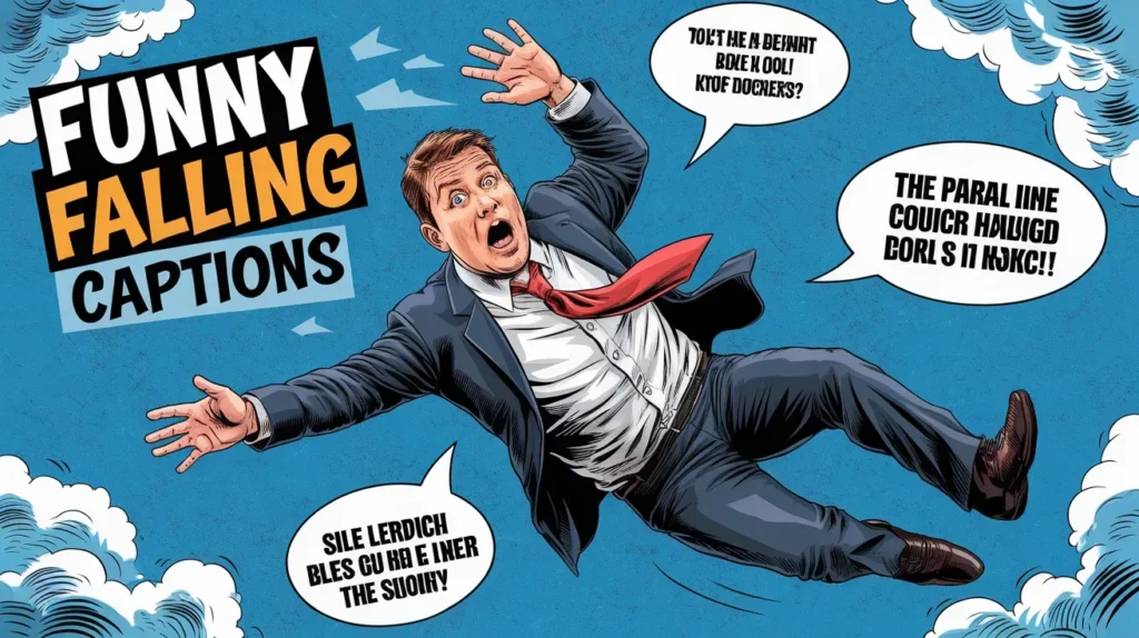 Funny Falling Captions