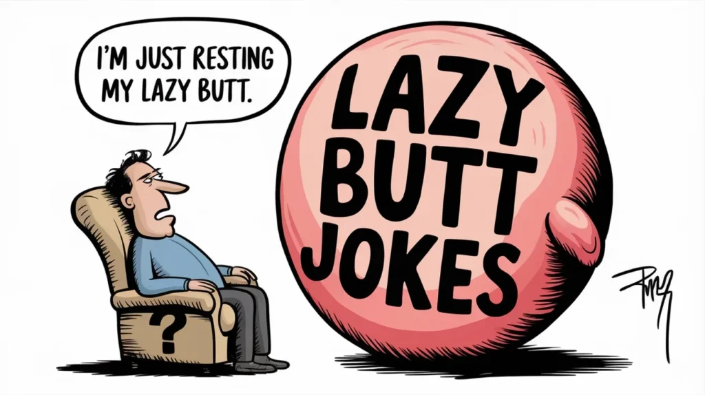 Lazy Butt Jokes