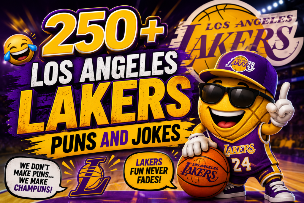Los Angeles Lakers Puns and Jokes