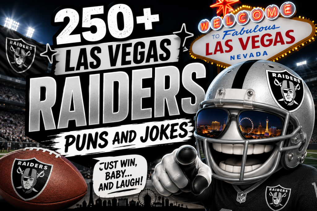 Las Vegas Raiders Puns and Jokes