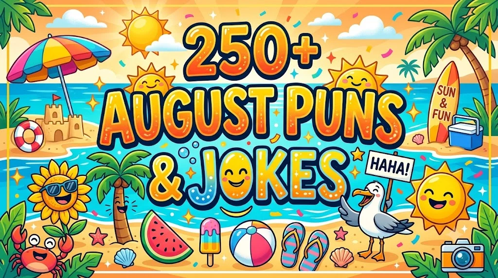 August Puns and Jokes