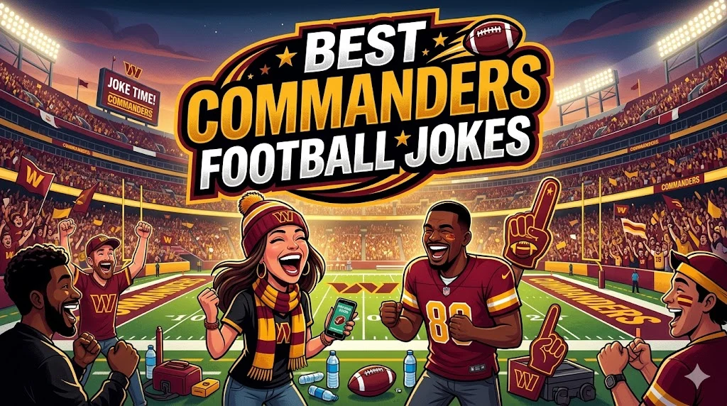 Best Commanders Football Jokes