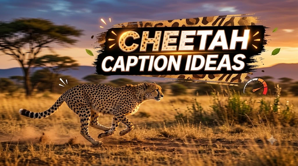 Cheetah Caption Ideas