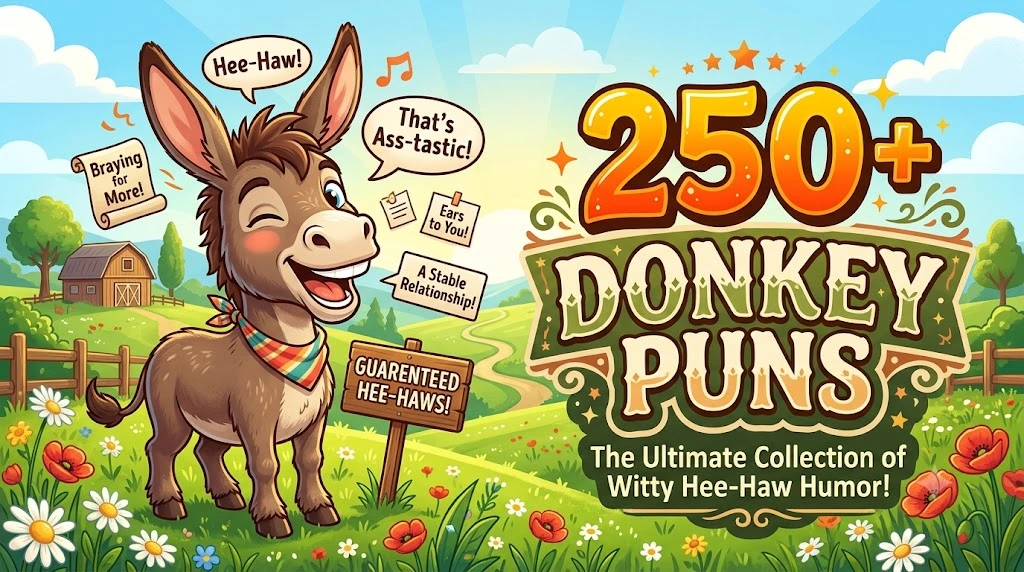 Donkey Puns