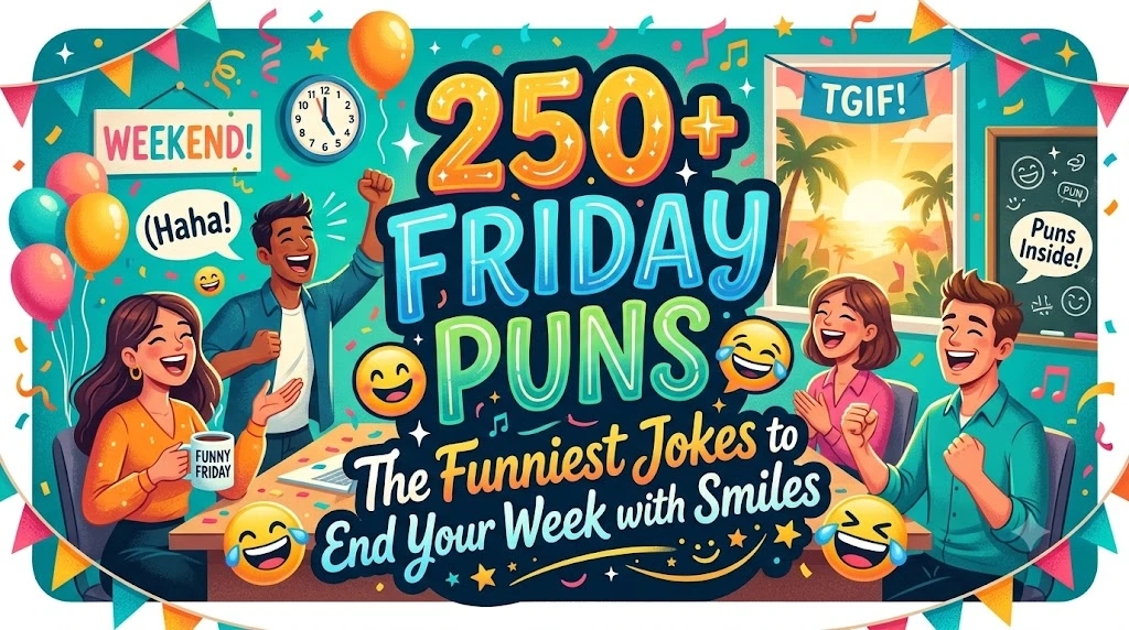 Friday Puns: The Funniest Jokes to End Your Week with Smiles