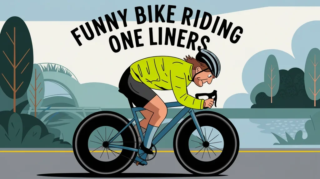 Funny Bike Riding One Liners