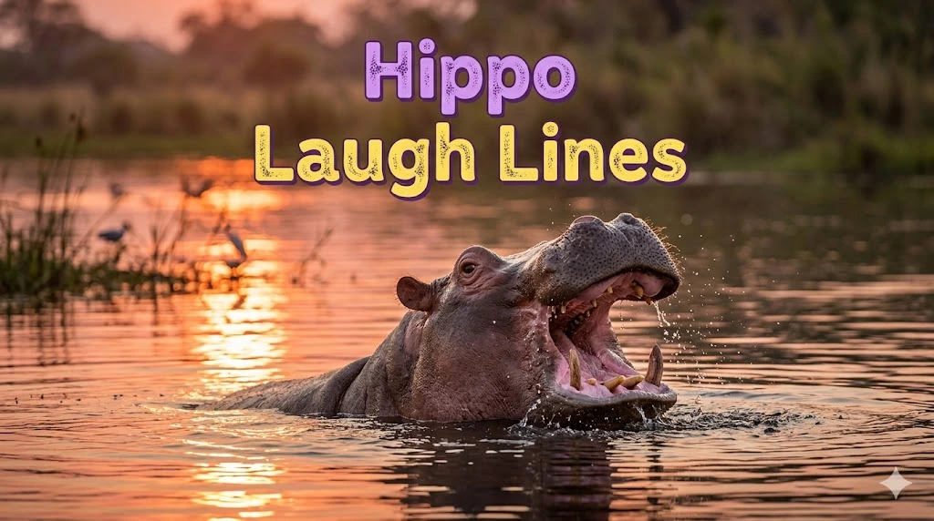 Hippo Laugh Lines