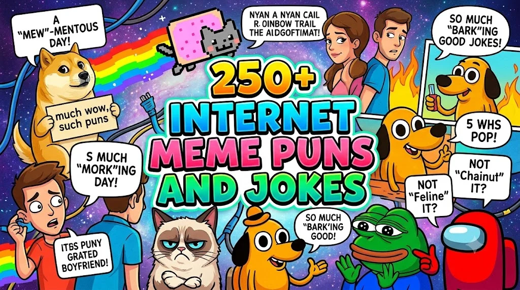 internet meme puns and jokes