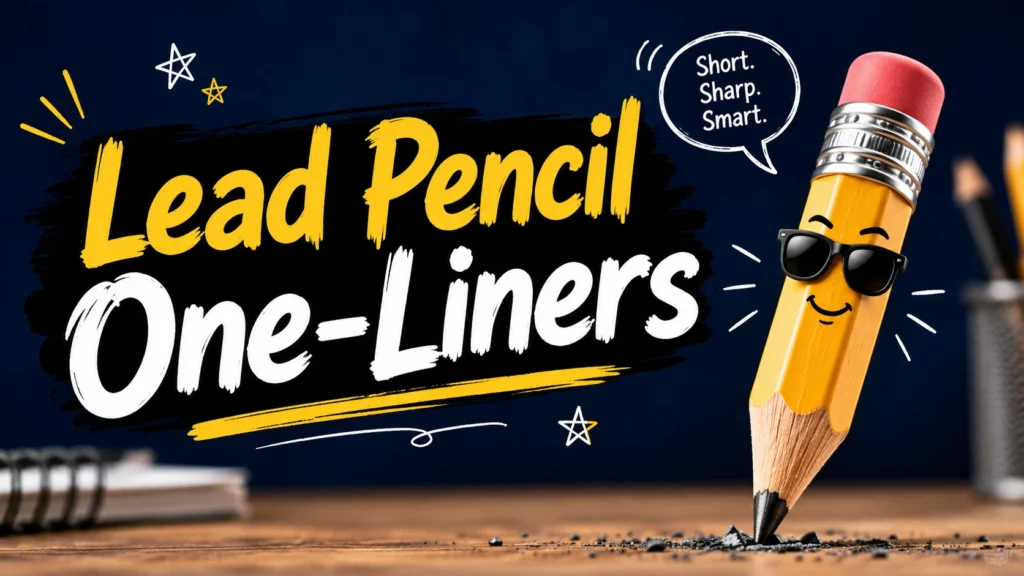 Lead Pencil One-Liners