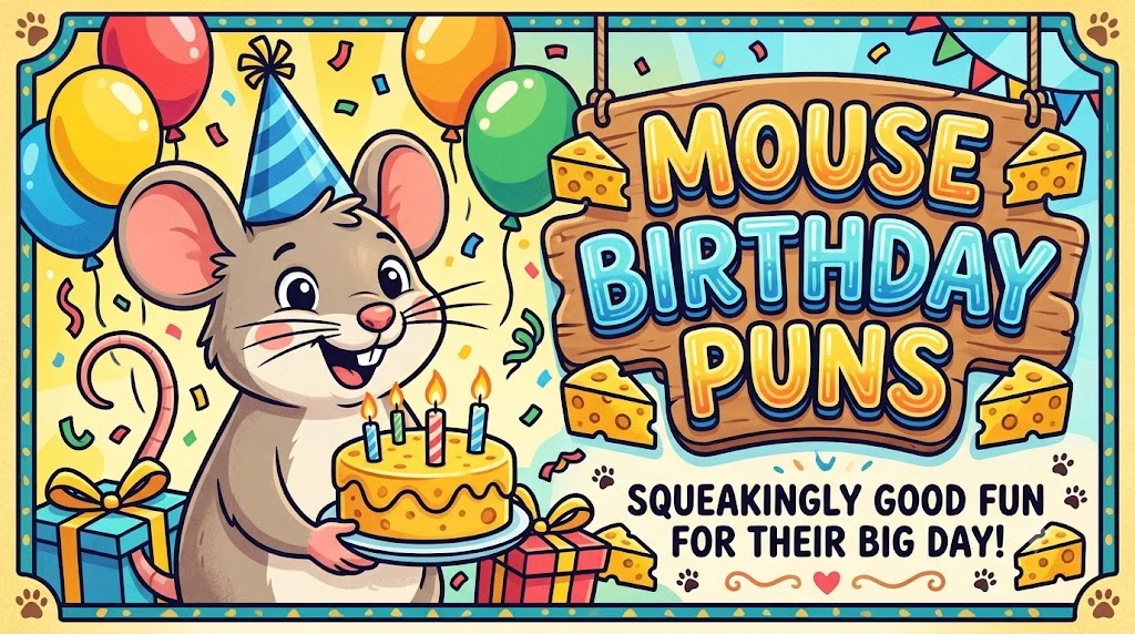 Mouse Birthday Puns