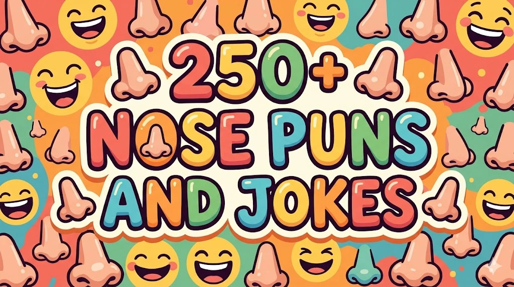 Nose puns and jokes