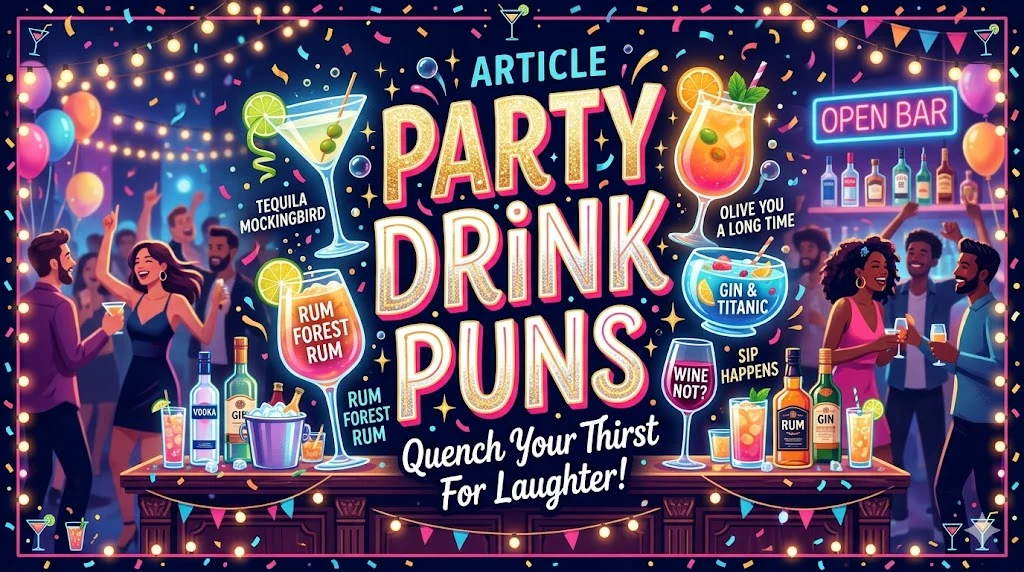 Party Drink Puns