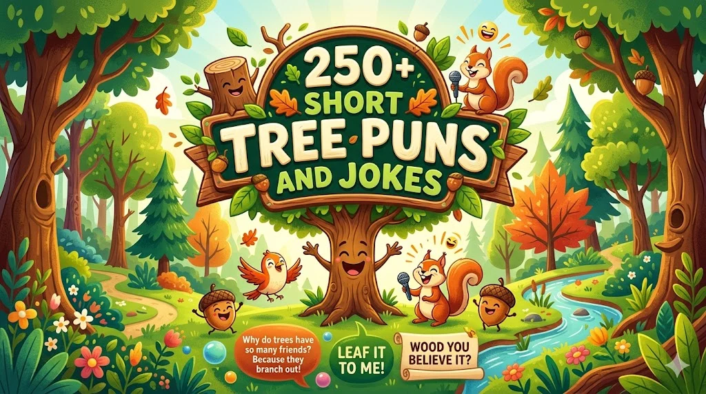 short tree puns and jokes