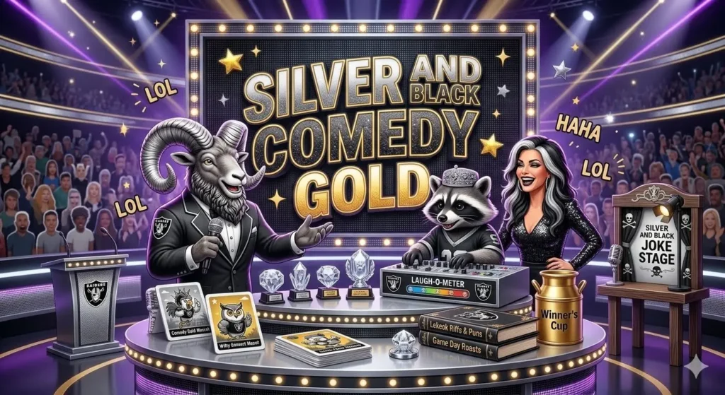 Silver and Black Comedy Gold