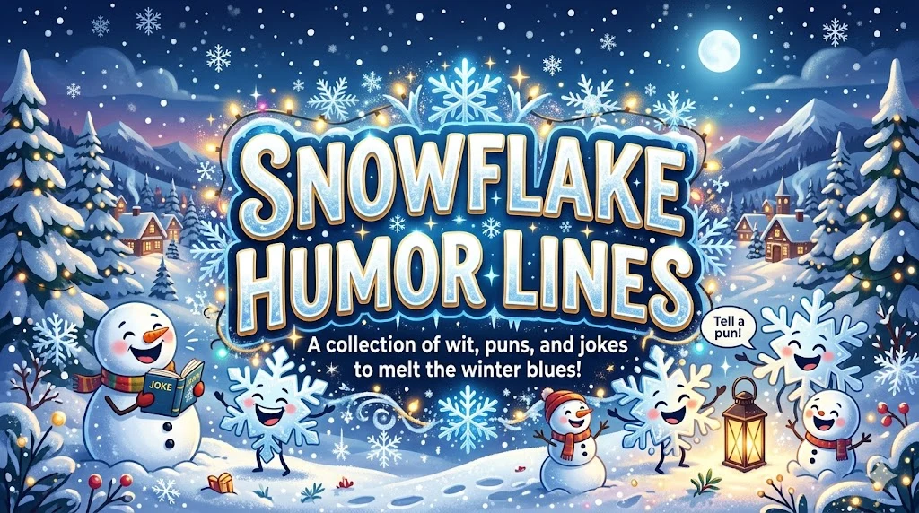 Snowflake Humor Lines