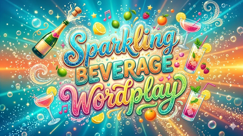Sparkling Beverage Wordplay