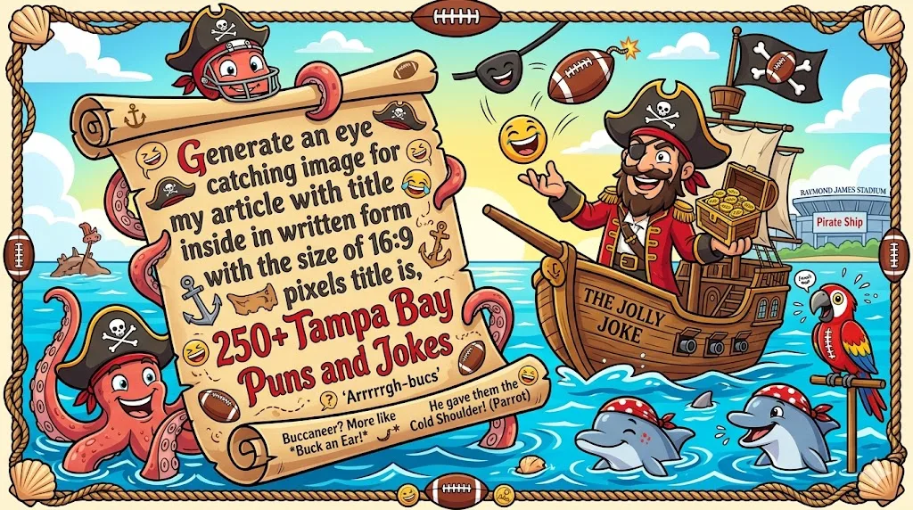 Tampa Bay Buccaneers Puns and Jokes