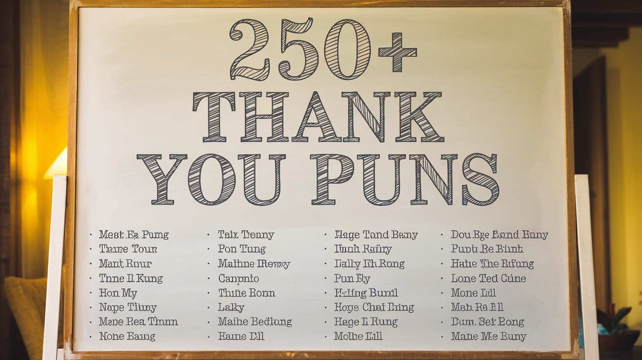 Thank You Puns