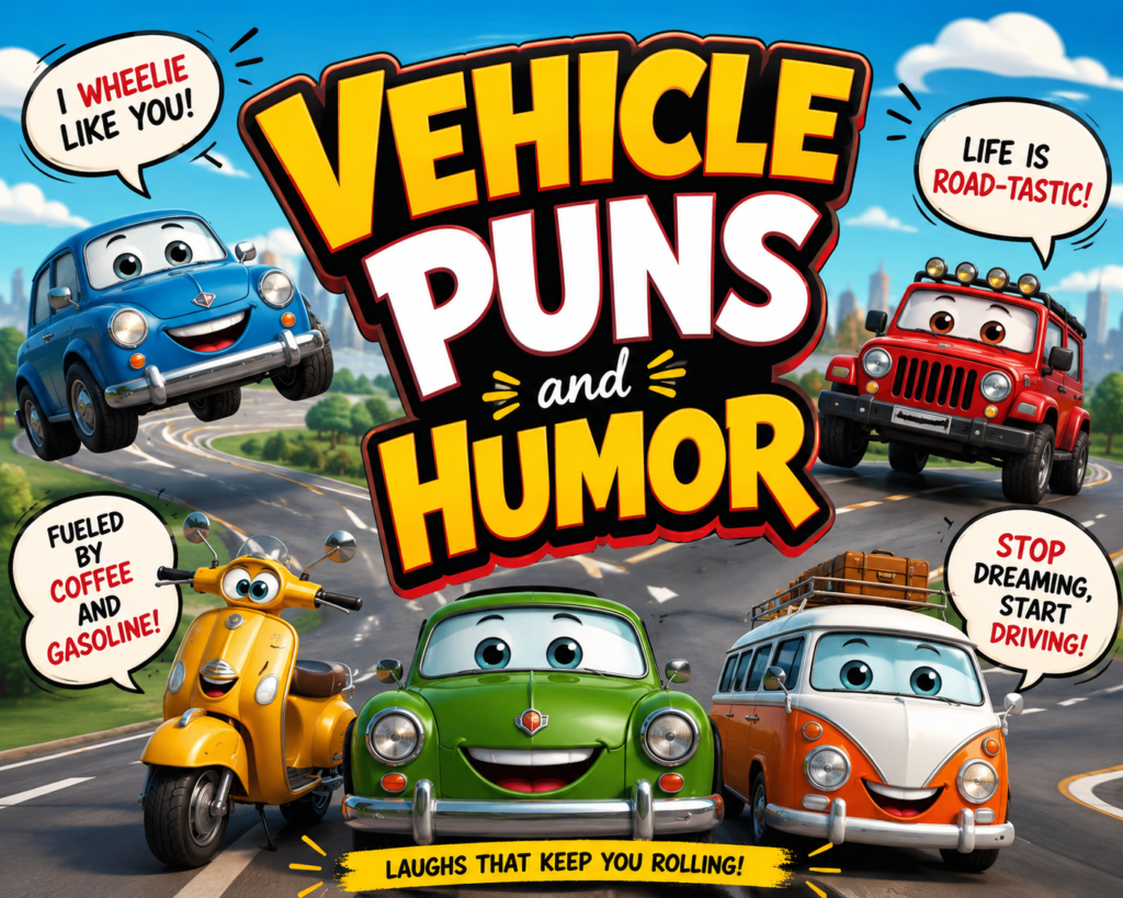 Vehicle Puns and Humor
