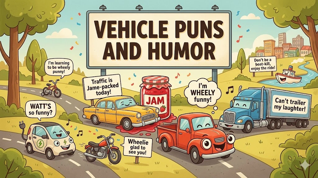 Vehicle Puns and Humor