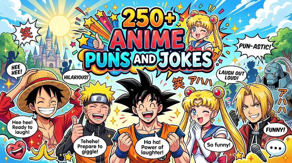 anime puns and jokes