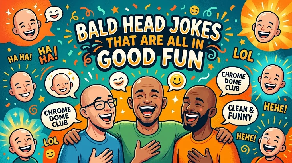 Bald Head Jokes That Are All in Good Fun