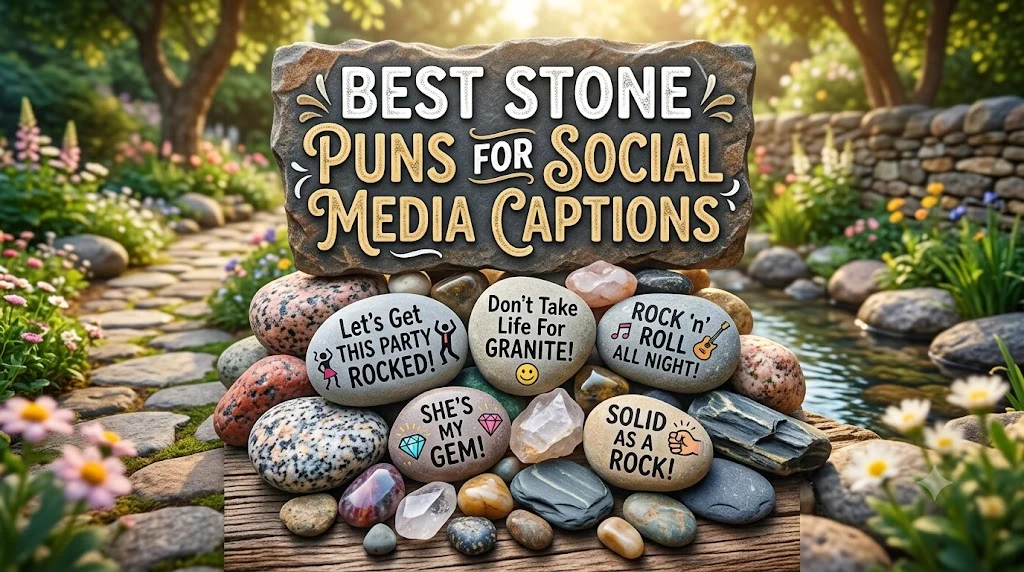 Best Stone Puns for Social Media Captions