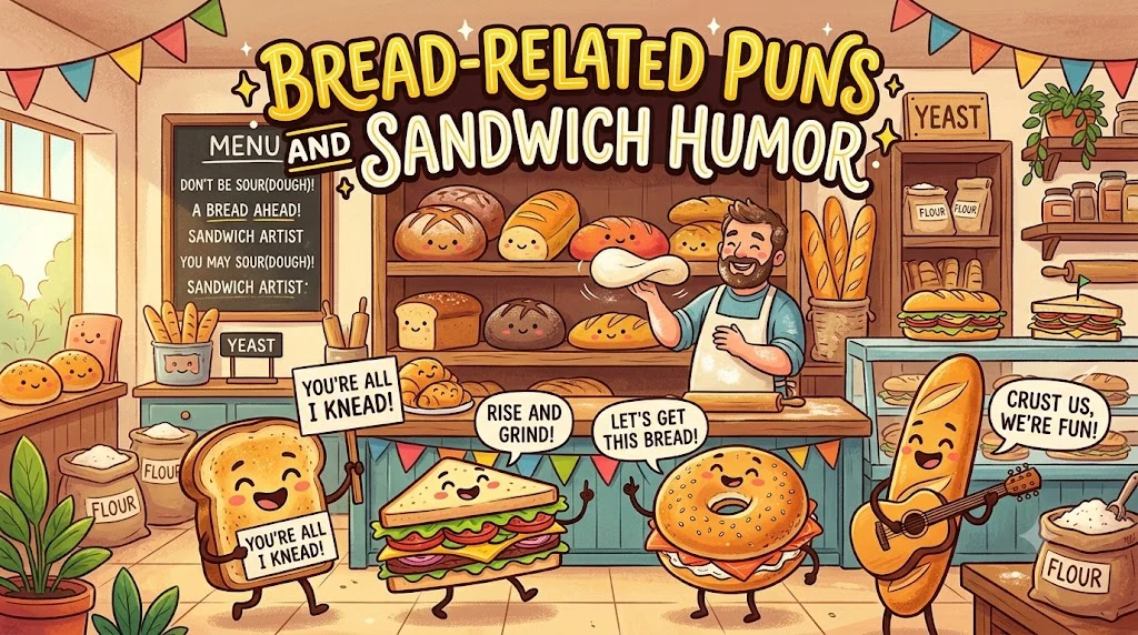 Bread-Related Puns and Sandwich Humor





