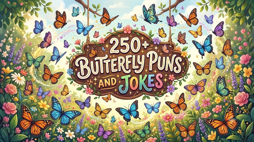 250+ Butterfly Puns and Jokes