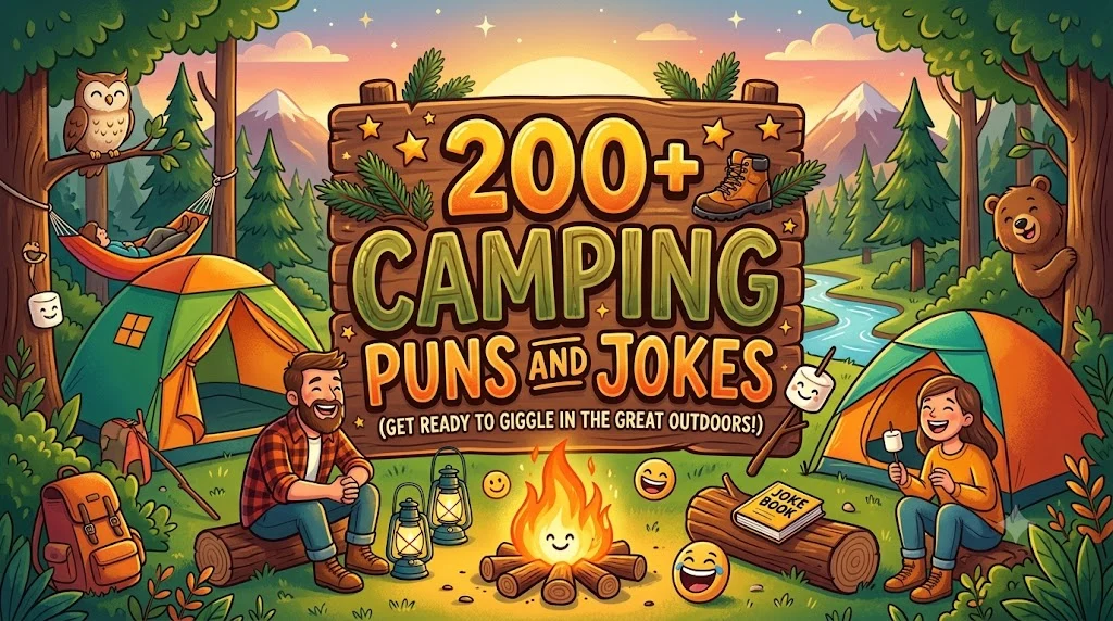 200+ Camping Puns and Jokes