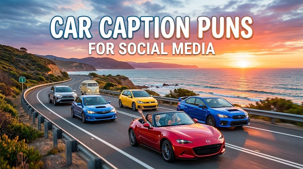 Car Caption Puns for Social Media