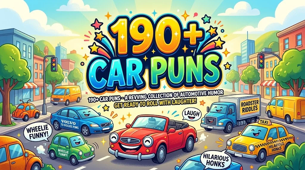 180+ Car Puns