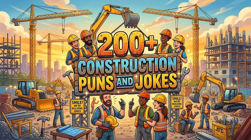 200+ Construction Puns and Jokes