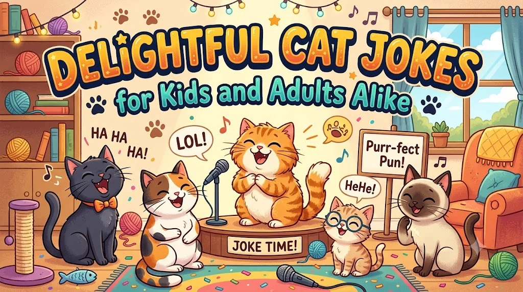 Delightful Cat Jokes for Kids and Adults Alike