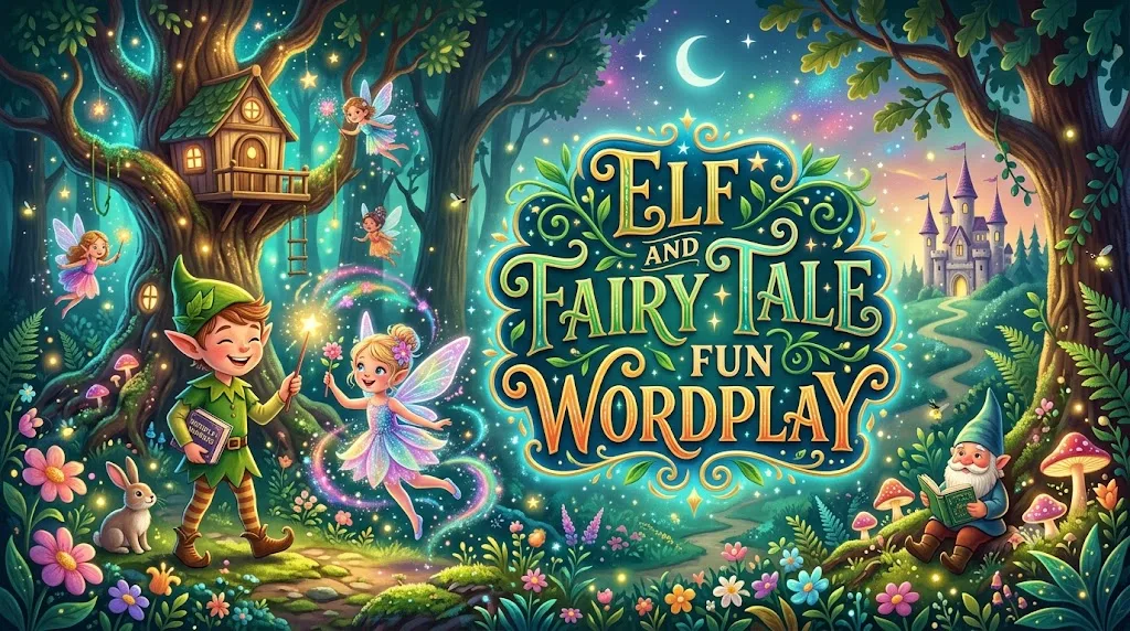 Elf and Fairy Tale Fun Wordplay