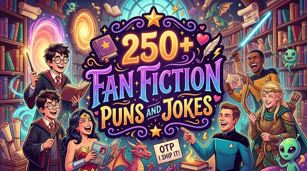 Fan Fiction Puns and Jokes