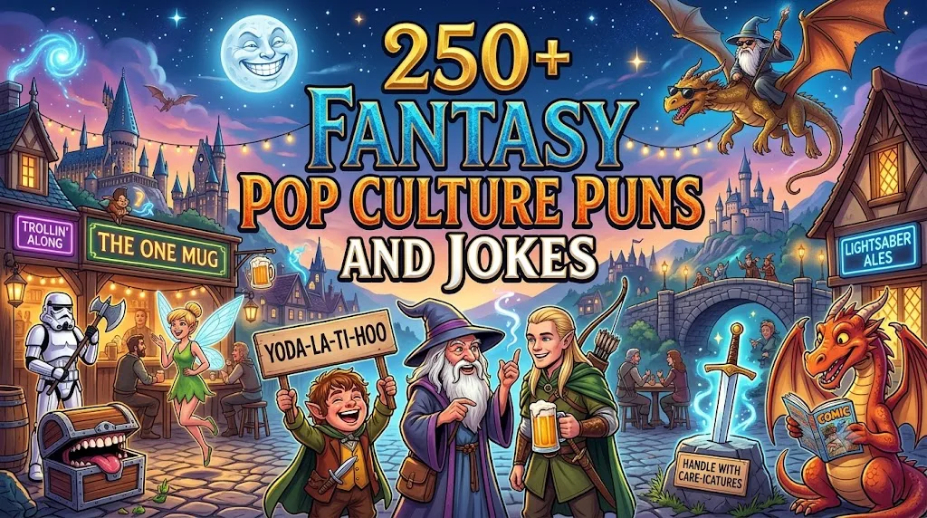fantasy pop culture puns and jokes