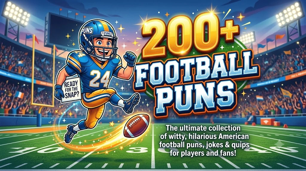 200+ Football Puns