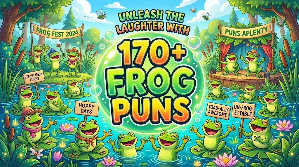 170+ Frog Puns