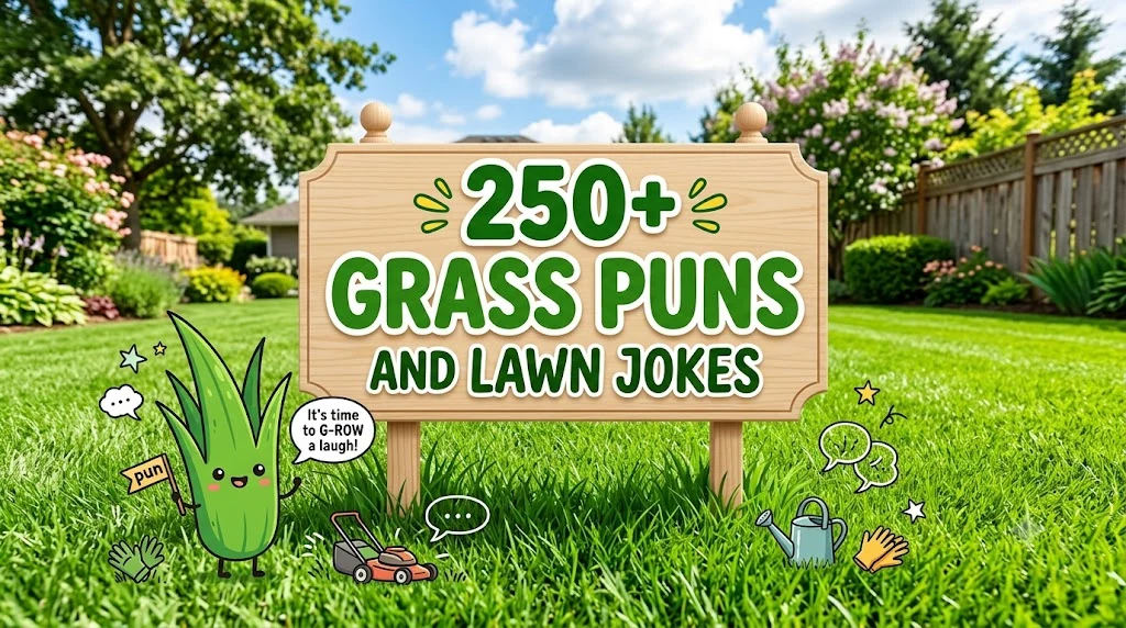 Grass Puns and Lawn Jokes