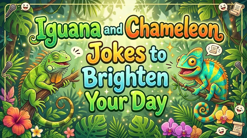 Iguana and Chameleon Jokes to Brighten Your Day