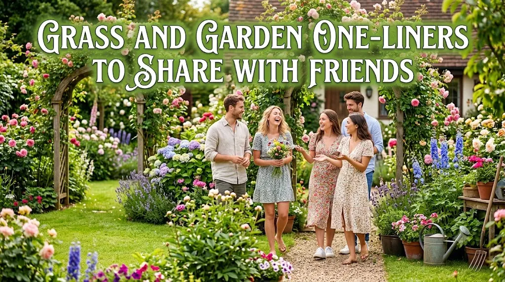 Grass and Garden One-Liners to Share with Friends