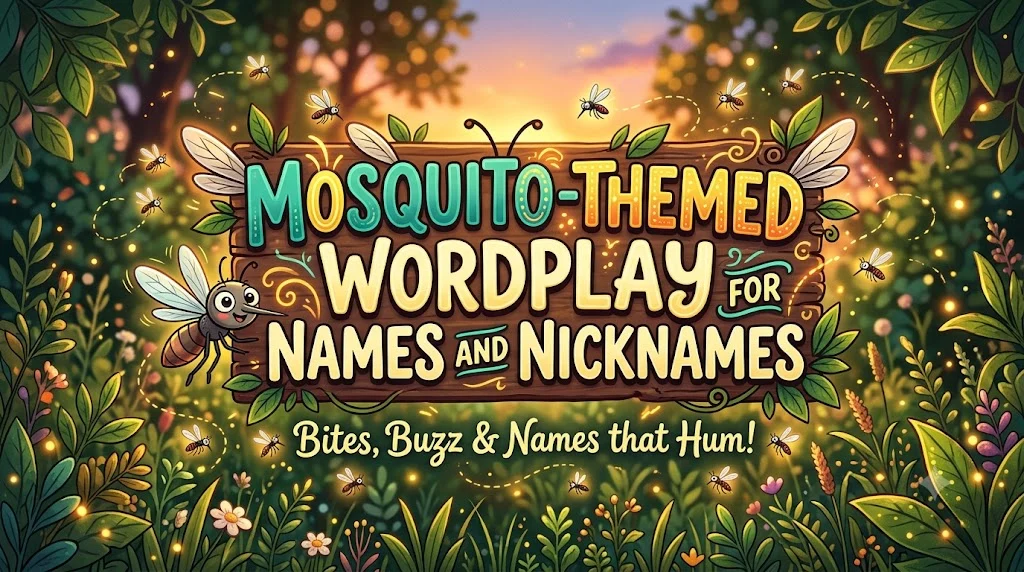 Mosquito-Themed Wordplay for Names and Nicknames