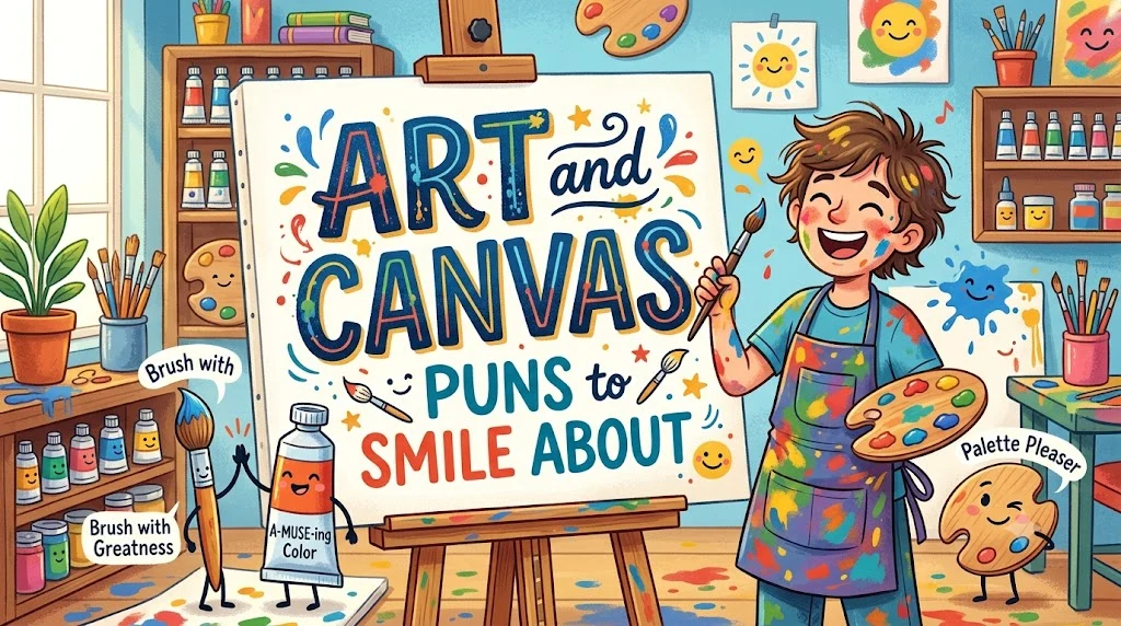 Art and Canvas Puns to Smile About
