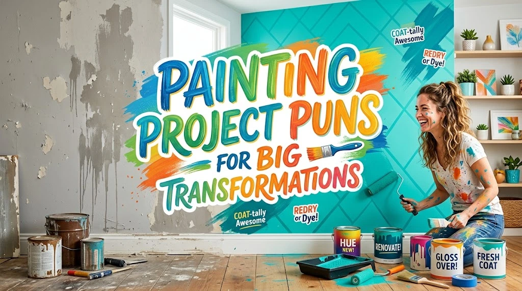 Painting Project Puns for Big Transformations