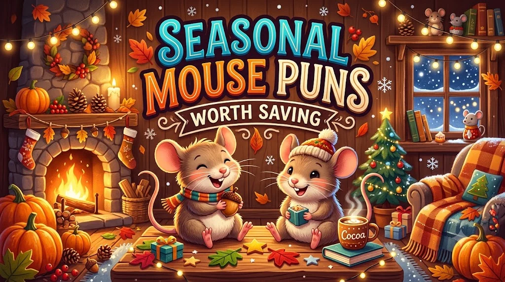 Seasonal Mouse Puns Worth Saving