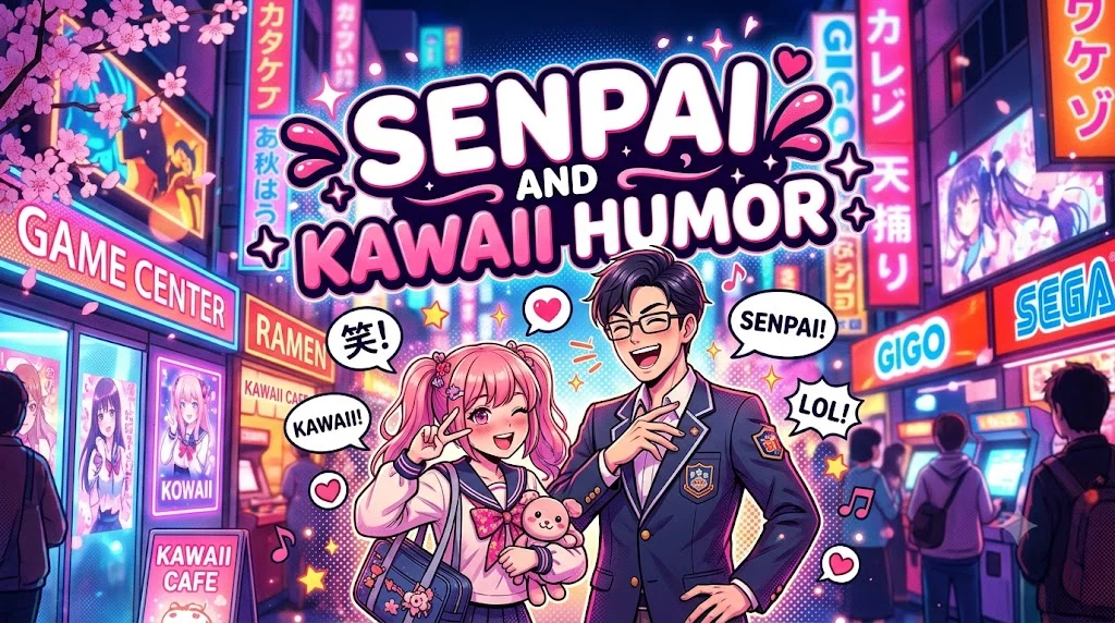 Senpai and Kawaii Humor