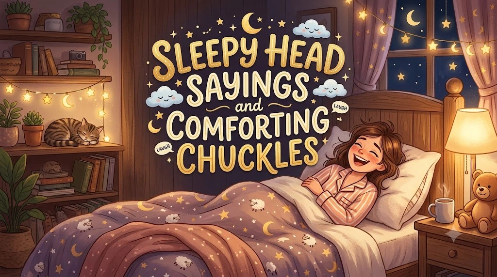 Sleepy Head Sayings and Comforting Chuckles